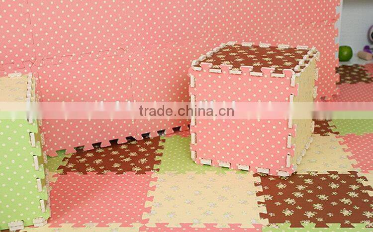 Low price eco friendly cheap eva foam baby folding mat