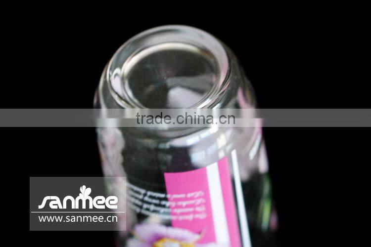 Fresh Flowers Series Purple Round Glass Cups