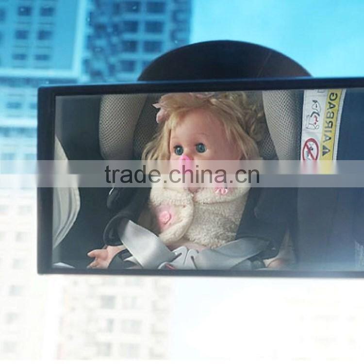 Wide Angle Round Convex Car Rearview Mirror with suction cup