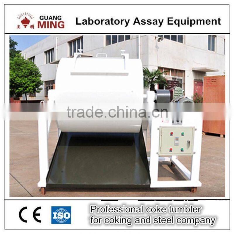 Professional coke drum for testing crushing strength and abrasion resistance of coke