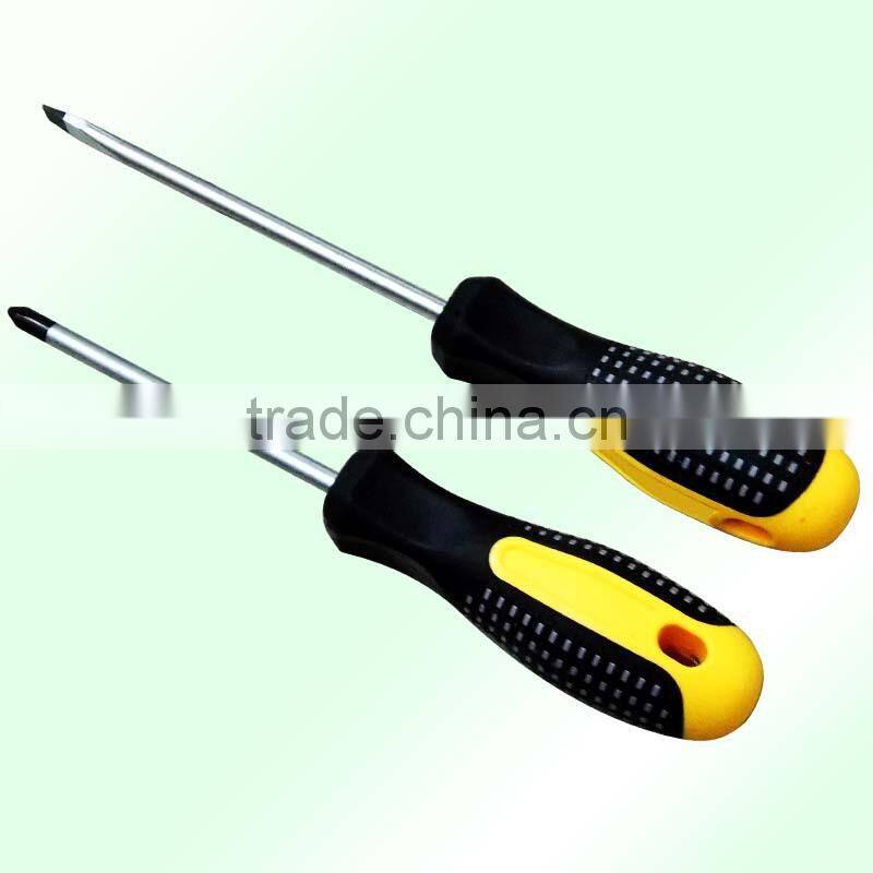 D1081 Yellow and Black double color massage the handle with alone use screwdriver