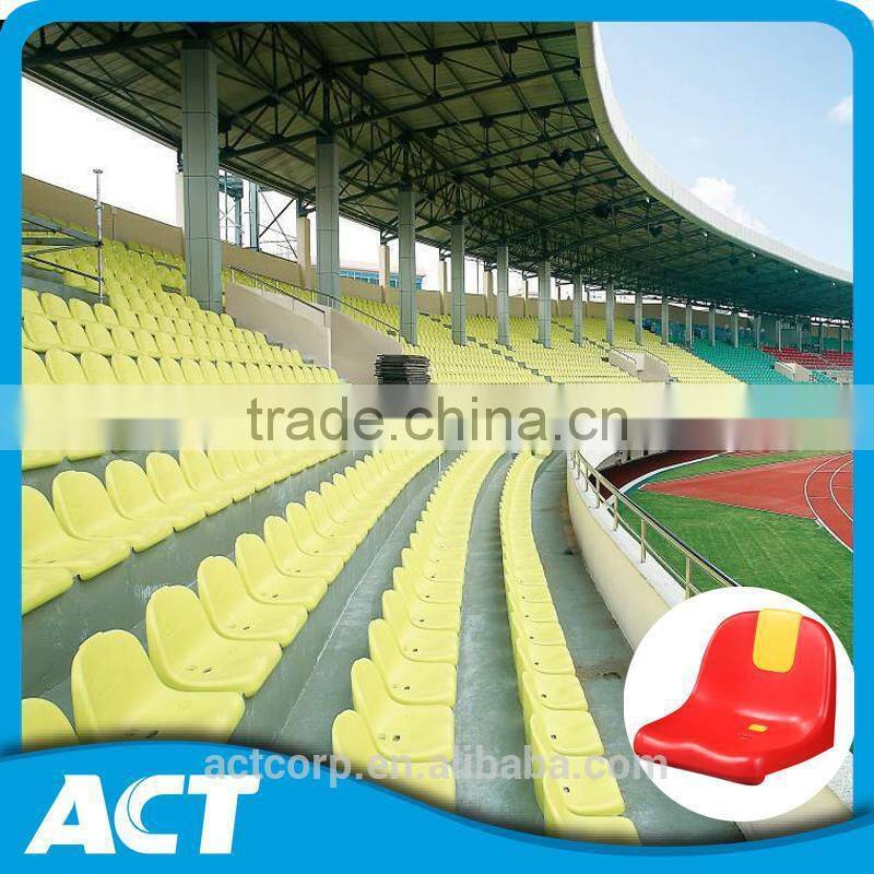 plastic molded composite bucket seats for stadium