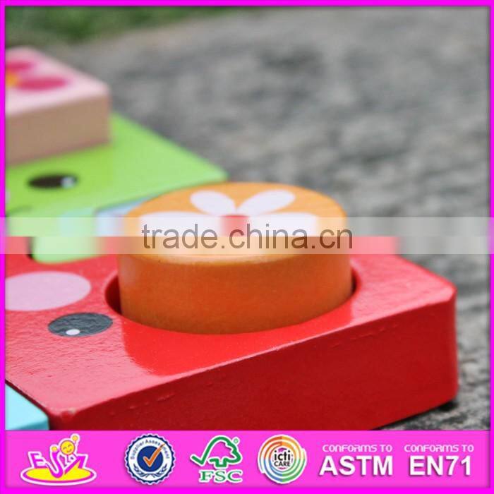 2016 new design geometry puzzle wooden educational toddler toys W13E071