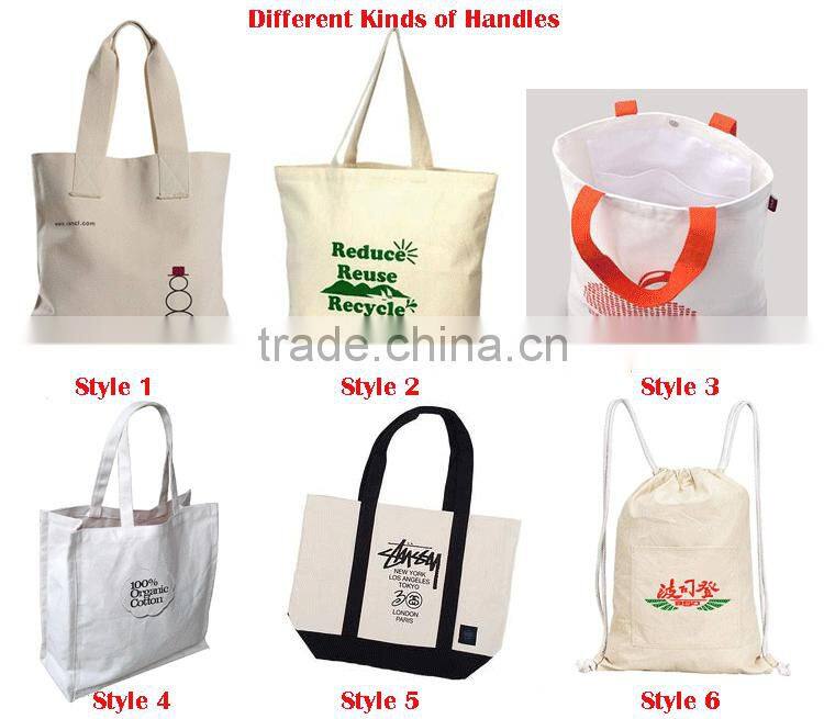 2015 Popular Cotton Tote bag,Cotton Shopping Bag,Cotton Canvas Bag