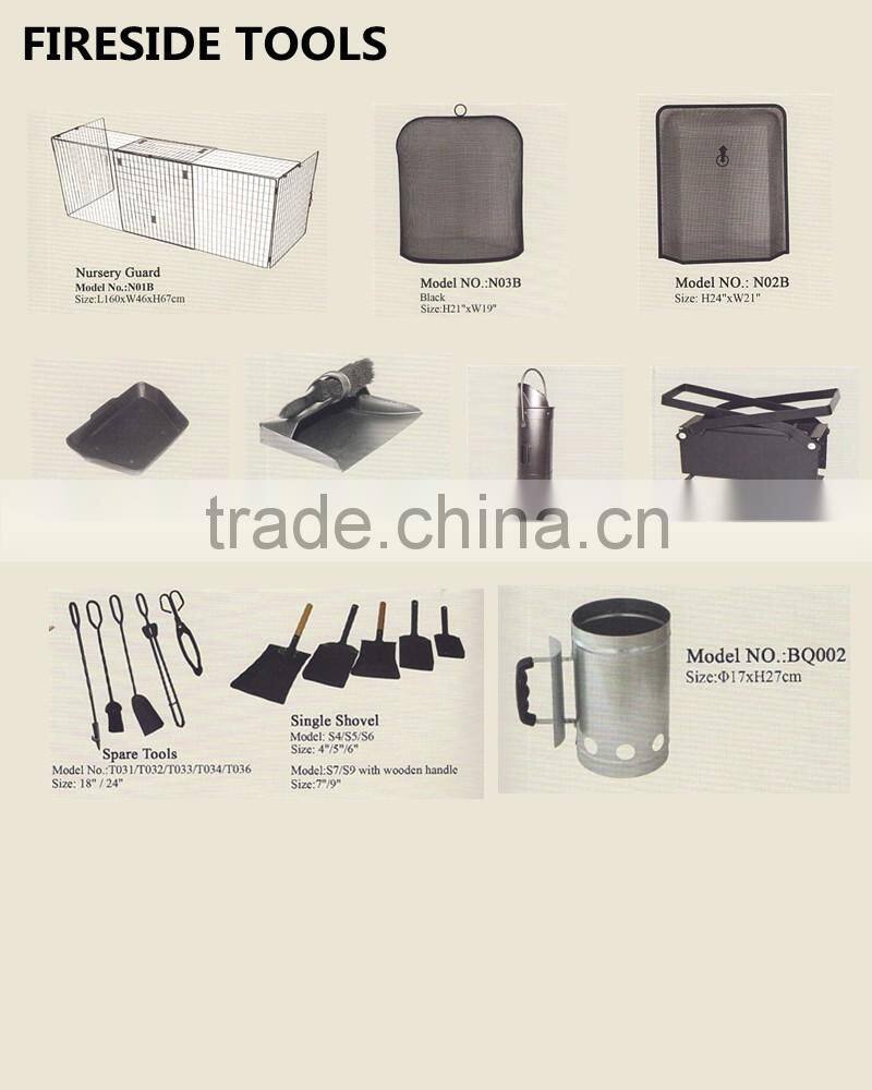 Fireplace Accessories Cast Iron Fire Grate Large Black Log Coal Fireside Fireplace