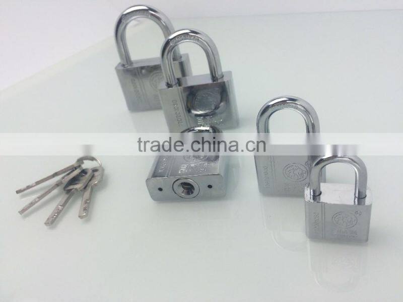 Berrylion tools polished finished draw protection padlock with 4 backup keys