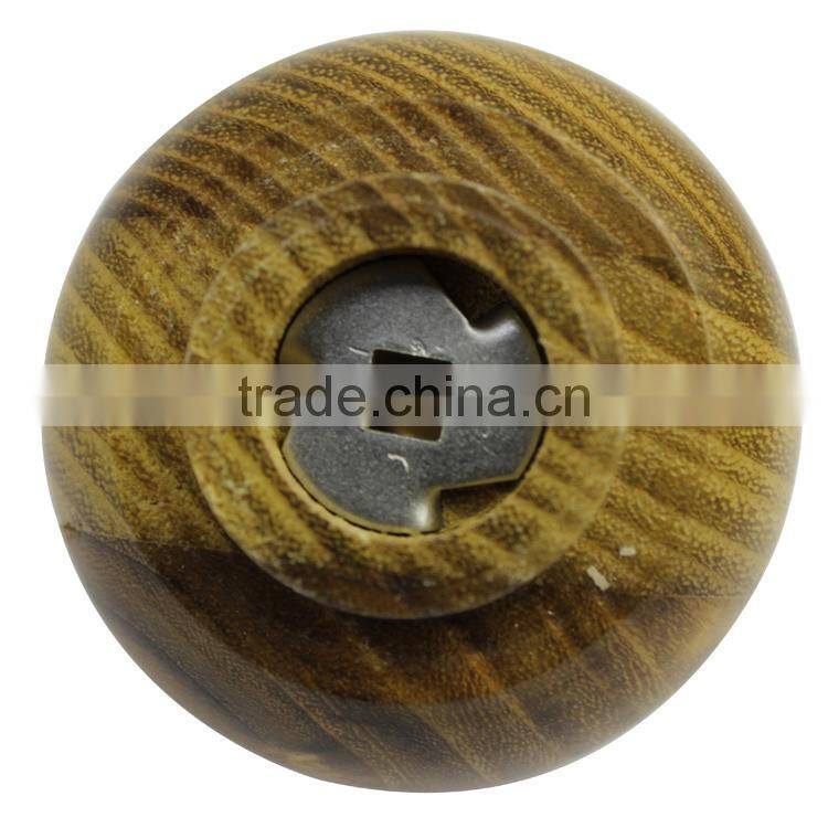 manual wooden pepper grinder set