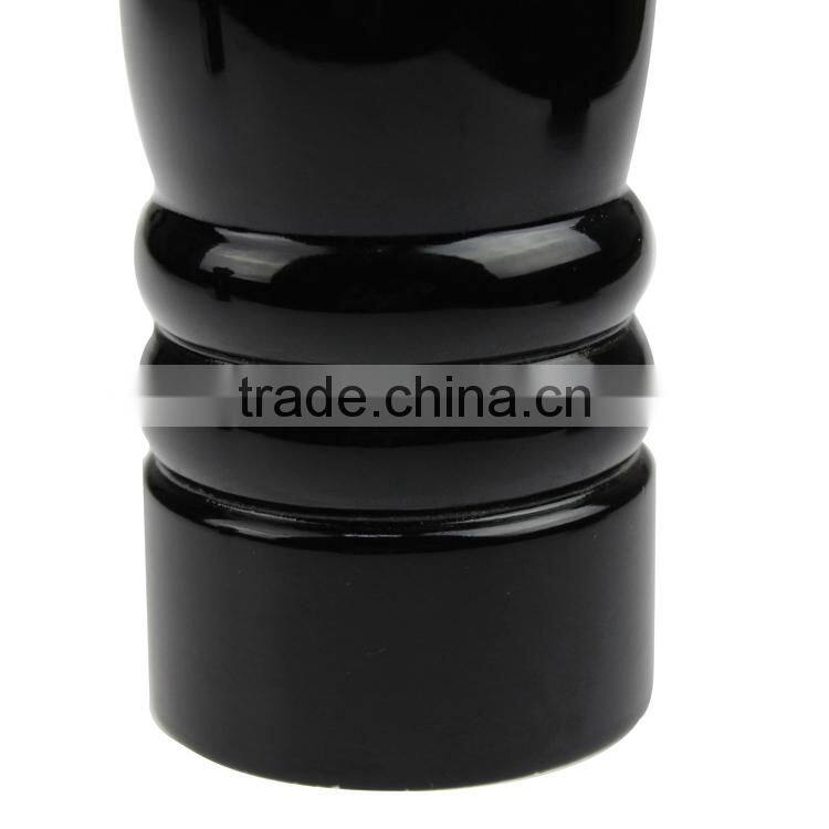 manual black wooden pepper grinder, salt and pepper grinder set, pepper mill