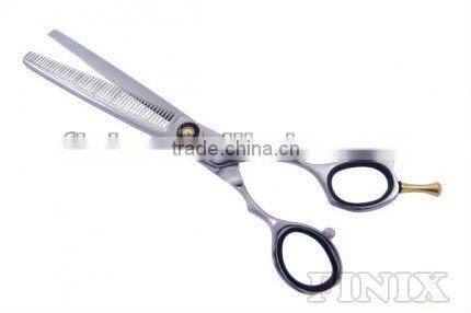 Double Finger Rest Professional Hair Thinning Scissors