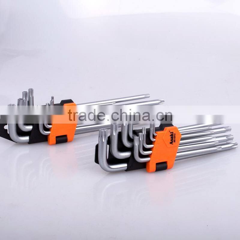 AK-0412 chrome steel torx titanium hex wrench