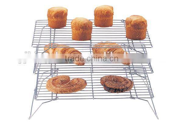 534-35B metal wire kitchen trolley storage cart for vegetable fruit food