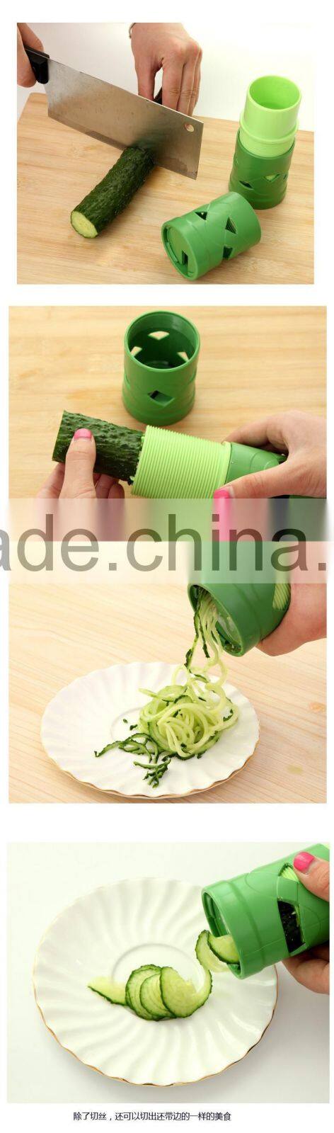 NEW high quality speed Veggie Spiral Cutter Slicer Peeler Grater Fruit Vegetable