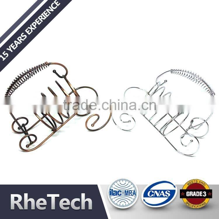 Household Moon Shape Metal Decorative Red Wine Bottle Rack Holder