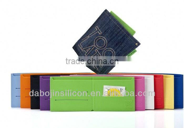 silicone wallet for men