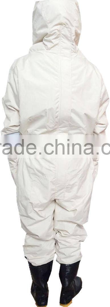 2014 new product White insect protection microporous bee protection clothing