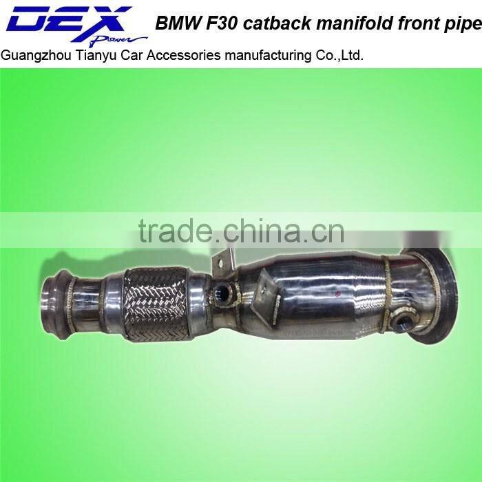 stainless steel exhaust catback for BM F30 W