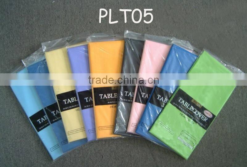 Fancy plastic Party tablecloth,disposable table cover