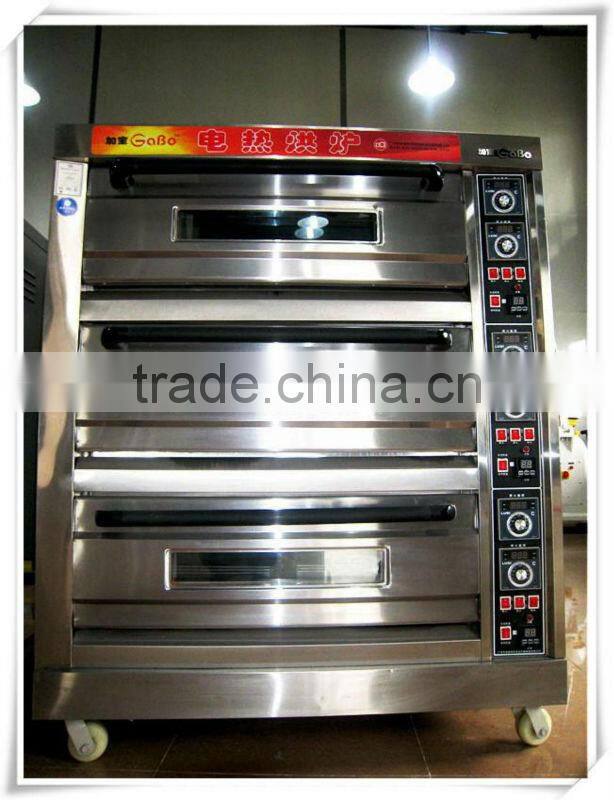 3 layers 9 trays wafer baking machine on promotion
