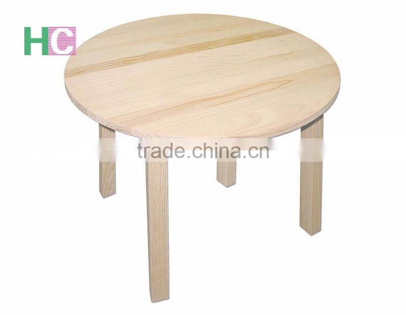 wood mini round tea table four legs for living room designs