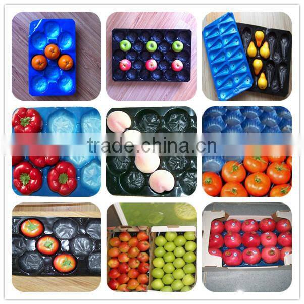 Fresh Produce Packaging Customized Vacuum Forming Disposable Plastic Fruit Cell Tray