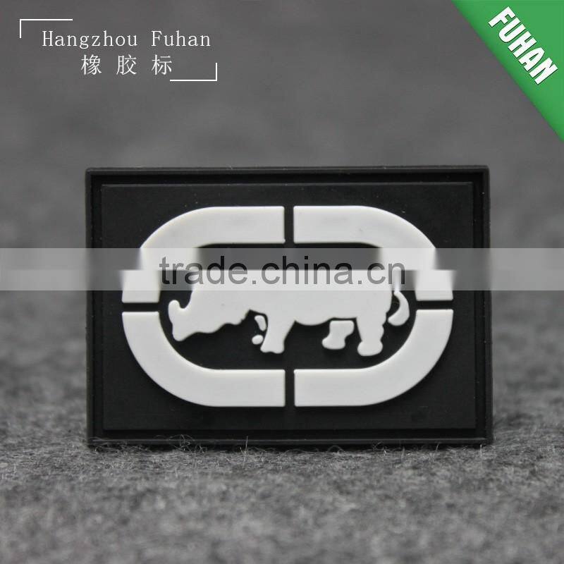 High quality hot selling 3d silicone soft rubber custom pvc patch