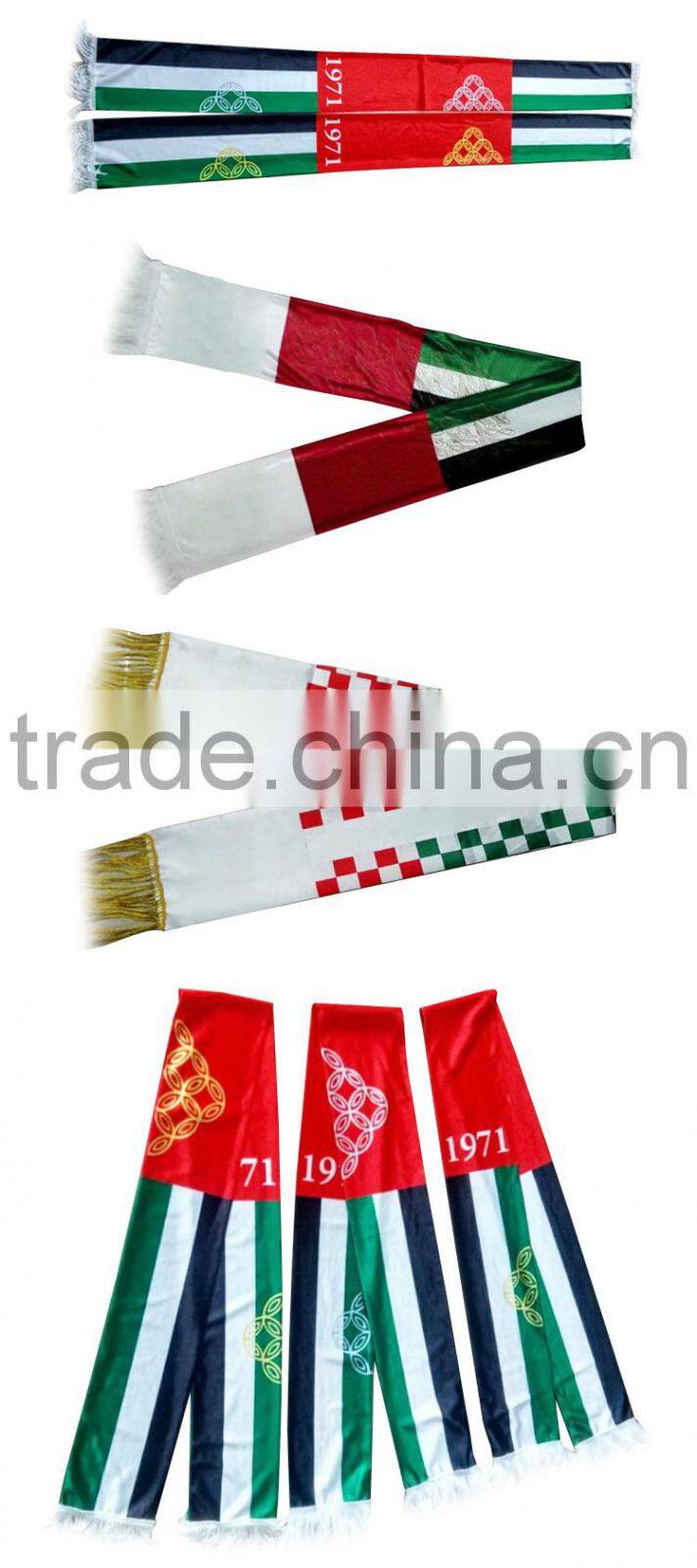 2017 custom fans scarf