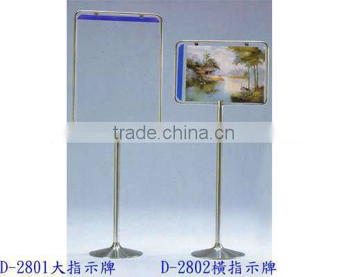 Cheap Stainless Steel POPUP Sign Display Stand