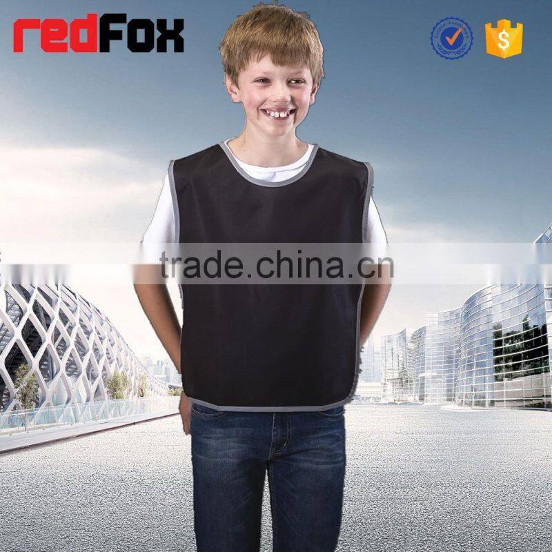 kid polyester reflective safety vest with custom logo
