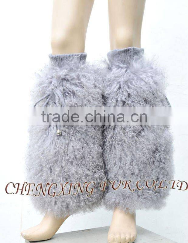 CX-A-40 Mongolian Lamb Fur Leg Warmers