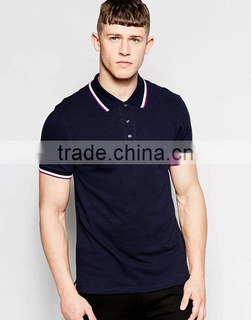 Customize men short sleeve 100% cotton pique dry fit sports golf polo shirt