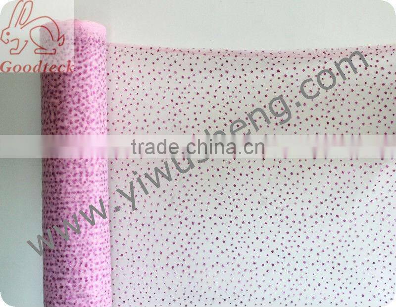 Colorful glitter tutu tulle, 100% polyester tutu tulle, Wedding dress fabric