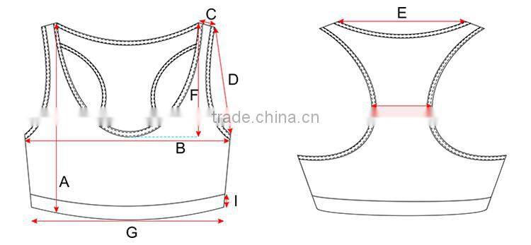 Stretch Breathable Women Gym Sport Yoga Bra Top Wholesale