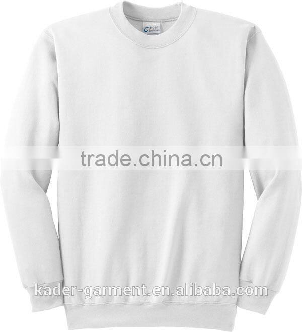 Custom Unisex Sweatshirt Cotton Plain Blank Crew Neck Sweatshirt