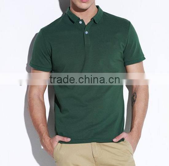 high quality custom cotton slim fit plain white polo t-shirt
