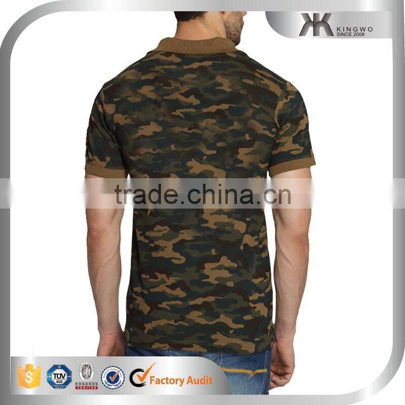 Camo Printing T-shirts Comfort Colors T-shirts Man Sports Polo T-shirts Men's Clothing