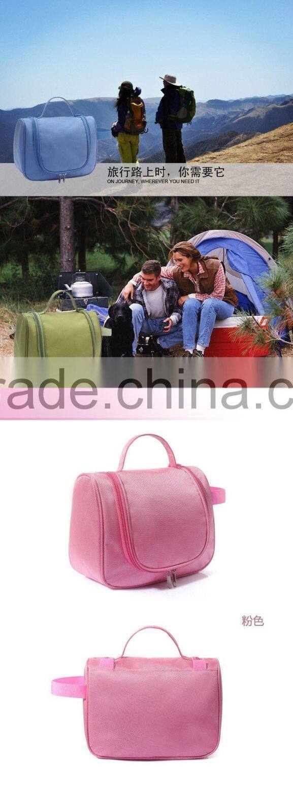 Small professional plain travel oxford travel makeup organizer custom woman hand bag with compartment