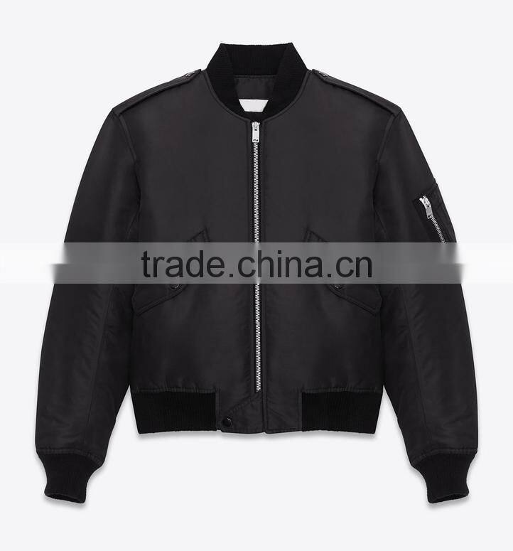 Custom Wholesale Nylon Bomber Jackets
