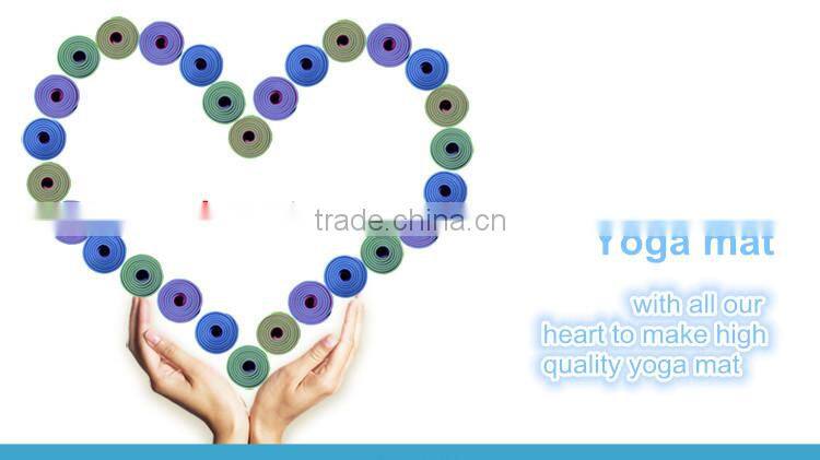 Double Layers Odourless Waterproof Tpe Yoga Mats with anti-slip