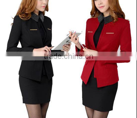 high Quality Men black business Suit uniform/uniforms styles for office