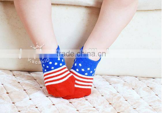 cute baby cotton socks, silicone print baby socks