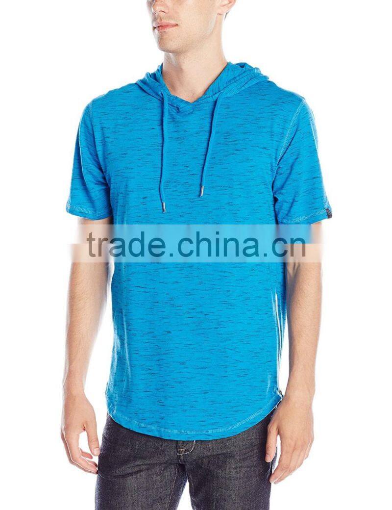 Men's hooded t shirt wth string