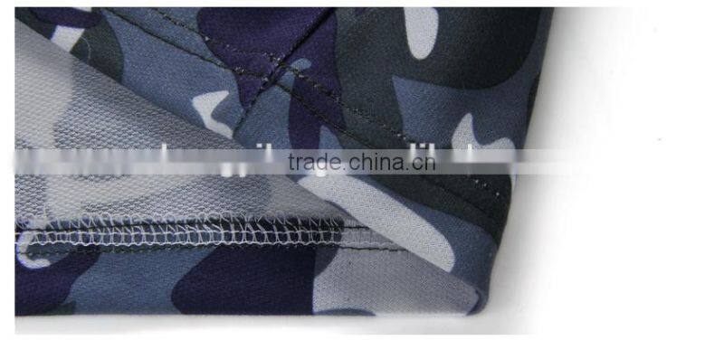 sports wear ,gym camo/camouflage sleeveless singlet/tank top couple turtleneck t shirt sets clothing