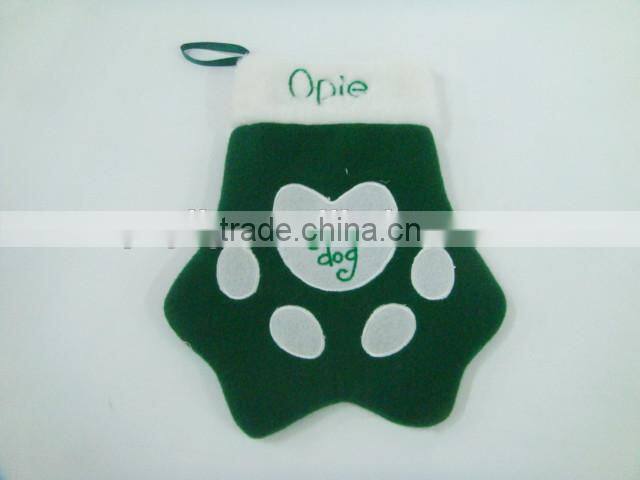 2014 high quality sinle cashmere dog glove bag,dog poop gloves,dog leather gloves