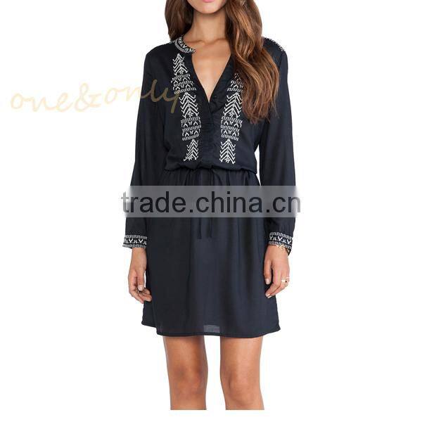 Woman embellished middle east tunic dress