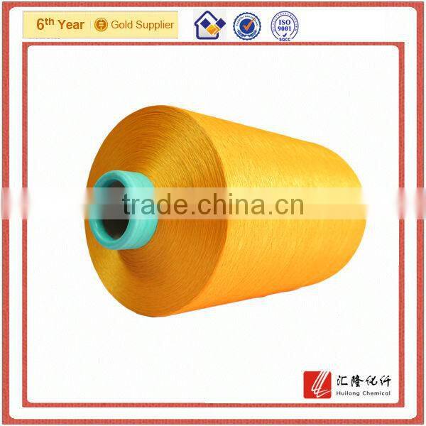 100% polyester dope dyed DTY hand knitting yarn