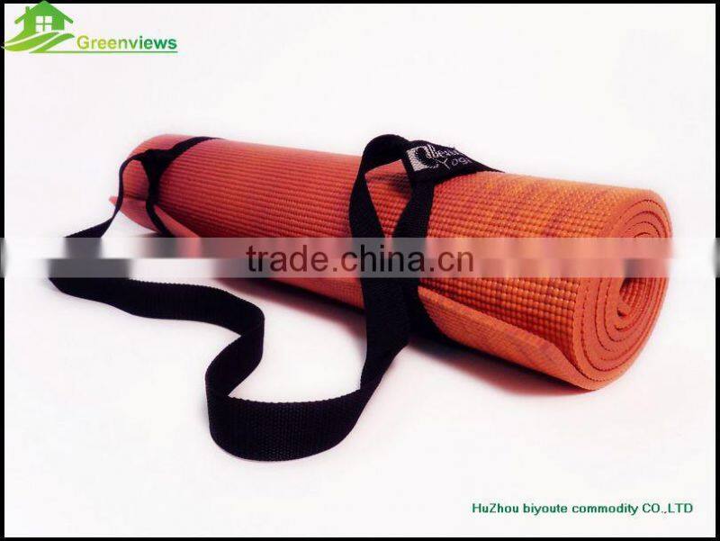 Yoga mat harness strap yoga mat with carrying strap pvc exercise yoga mat