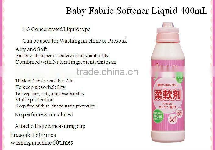 Japan Fabric Softener Liquid for Baby Clothes 400ml Wholesale