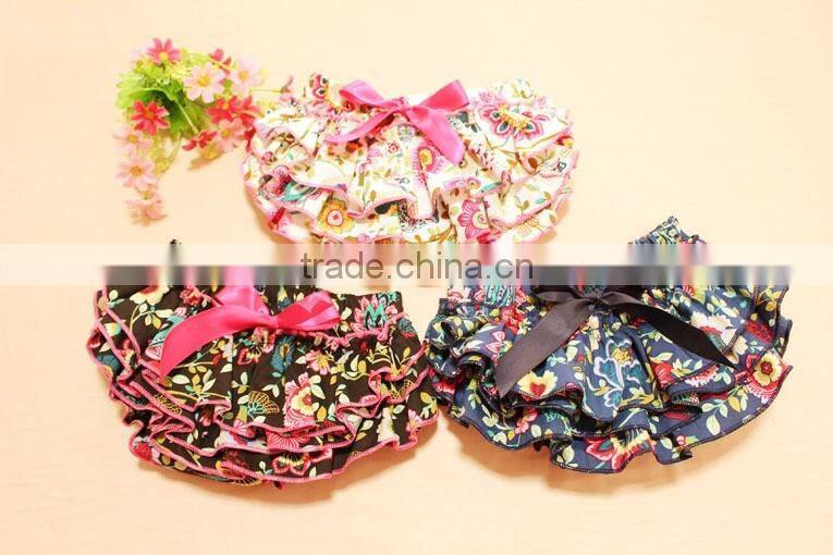 Wholesale Various Baby Clothes Baby Ruffle Bloomer Soft Cotton Shorts