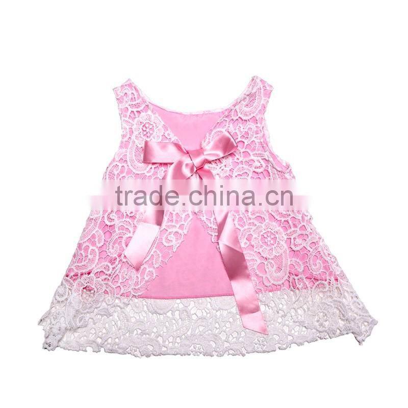 Childrens boutique clothing tank top american best clothing set baby lace clothes set