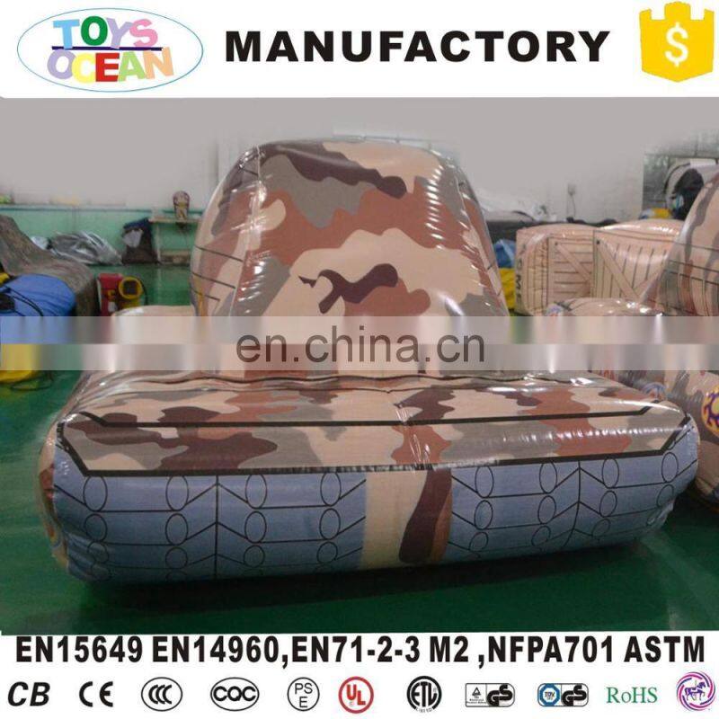 inflatable military tank model Bunker paintbal for bunker field